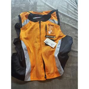 Joe Rocket Military Spec Mesh Motorcycle Vest Orange Men’s Lg/XL New with Tags
